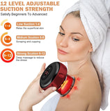 Electric 3-in-1 Cupping Therapy & Cellulite Massager, Rechargeable Gua Sha | جهاز العلاج بالحجامة الكهربائي 3 في 1 وتدليك السيلوليت، جهاز Gua Sha قابل للشحن