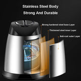 Food Chopper 3L Stainless Steel, 250W Electric Meat Grinder with Bi-Level Blades & 2 Speed Levels | فرامة طعام 3 لتر ستانلس ستيل، مفرمة لحم كهربائية 250 واط بشفرات مزدوجة وسرعتين