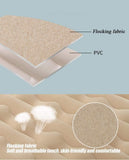 Car Inflatable Air Mattress Bed with 2 Pillows & Storage Piers, Beige | مرتبة هوائية قابلة للنفخ للسيارة مع وسادتين وقواعد تخزين، بيج