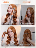 SHEGLAM Automatic Curling Iron 1¼" – 3 Temps, Fast Heating, 2-Way Rotation, Auto Shut-Off Hair Styling مكواة تجعيد شعر SHEGLAM أوتوماتيكية 1¼" – 3 درجات حرارة، تسخين سريع، دوران ثنائي، إيقاف تلقائي لتصفيف الشعر