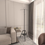 Clothes Incense Burner Stand – 175cm Freestanding Metal Coat Rack with Hooks & Incense Base for Steaming Clothes, Traditional Steamer (Black) حامل بخور للملابس – حامل معاطف معدني مستقل 175سم مع خطاطيف وقاعدة بخور لتبخير الملابس، جهاز تبخير تقليدي (أسود)