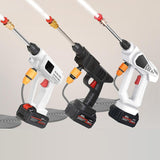 48V Portable Pressure Washer – Cordless Handheld Washer with Rechargeable 12000mAh Battery, Double Battery, Car & Floor Cleaning غسالة ضغط محمولة 48 فولت – جهاز يدوي لاسلكي مع بطارية قابلة للشحن 12000mAh، بطاريتان، لتنظيف السيارات والأرضيات