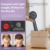 Scalp Massager Brush – Cordless Shiatsu Electric Head Massager with Oil Applicator, Portable & Waterproof for Hair Growth & Relaxation فرشاة تدليك فروة الرأس – جهاز لاسلكي شياتسو مع موزع الزيت، محمول ومقاوم للماء لتعزيز نمو الشعر واسترخاء الرأس