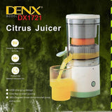Electric Citrus Juicer 45W – Portable USB Rechargeable Cordless Juice Extractor for Orange, Lemon, Pomegranate عصارة فواكه كهربائية 45 واط – محمولة وقابلة للشحن USB، بدون أسلاك للبرتقال، الليمون، الرمان