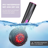 Scalp Massager Brush – Cordless Shiatsu Electric Head Massager with Oil Applicator, Portable & Waterproof for Hair Growth & Relaxation فرشاة تدليك فروة الرأس – جهاز لاسلكي شياتسو مع موزع الزيت، محمول ومقاوم للماء لتعزيز نمو الشعر واسترخاء الرأس