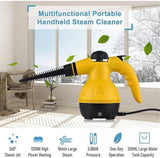 High Pressure Steam Cleaner – 1200W Portable Handheld Cleaner with 9 Accessories, Multifunctional for Home, Kitchen, Car & Windows (A) جهاز تنظيف بالبخار عالي الضغط – جهاز محمول 1200 واط مع 9 ملحقات، متعدد الاستخدامات للمنزل والمطبخ والسيارة والنوافذ (A