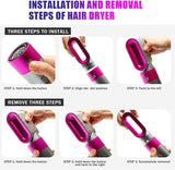 Aputue 5-in-1 Hair Dryer & Styler – Straightener, Comb, Curling Brush, 5 Barrels, Smoothing & Massage جهاز تصفيف الشعر 5 في 1 من Aputue – مجفف، مكواة، فرشاة تمليس وتجعيد، 5 رؤوس، تنعيم وتدليك فروة الرأس