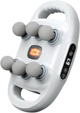 Cuifati 6-Head Massage Gun – Deep Tissue, 9 Levels & 9 Modes, Electric Massager for Back, Neck & Legs (White) مسدس تدليك Cuifati بـ6 رؤوس – تدليك عميق للعضلات، 9 مستويات و9 أوضاع، للجسم والرقبة والساقين (أبيض)
