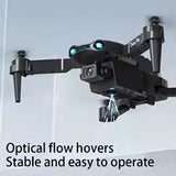 E99 Drone with Camera, Folding Remote Control, WiFi FPV & App Control, Storage Bag, 2 Batteries | طائرة بدون طيار E99 بكاميرا، تحكم عن بعد قابلة للطي، واي فاي FPV والتحكم عبر التطبيق، حقيبة تخزين، بطاريتان