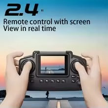 E99 Drone with Camera, Folding Remote Control, WiFi FPV & App Control, Storage Bag, 2 Batteries | طائرة بدون طيار E99 بكاميرا، تحكم عن بعد قابلة للطي، واي فاي FPV والتحكم عبر التطبيق، حقيبة تخزين، بطاريتان