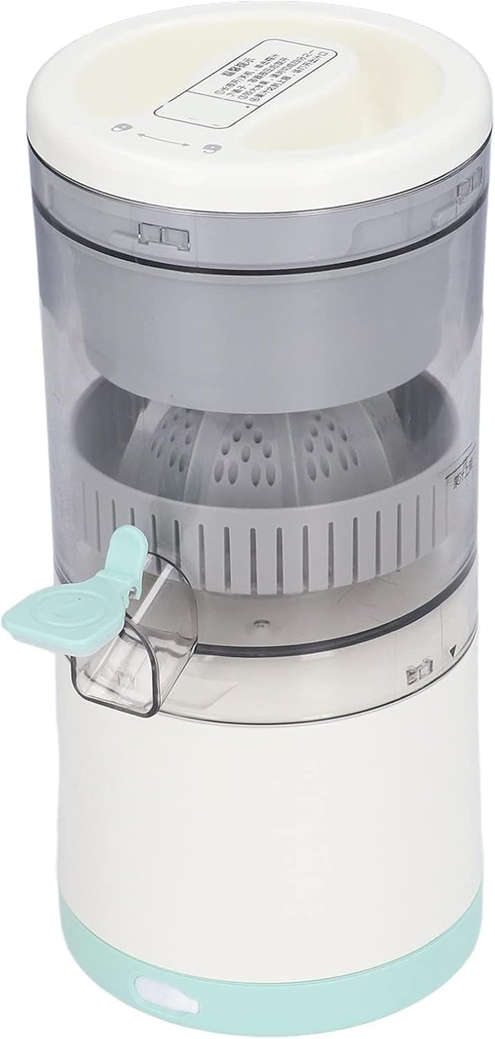 Electric Citrus Juicer 45W – Portable USB Rechargeable Cordless Juice Extractor for Orange, Lemon, Pomegranate عصارة فواكه كهربائية 45 واط – محمولة وقابلة للشحن USB، بدون أسلاك للبرتقال، الليمون، الرمان