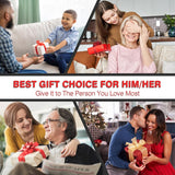 Cordless Massage Gun – 6 Speeds Deep Tissue, USB-C Fast Charge, LED Display, Home & Workout, Gift (Black) جهاز تدليك لاسلكي – 6 سرعات للتدليك العميق، شحن USB-C سريع، شاشة LED، للاستخدام المنزلي والتمارين، هدية (أسود)