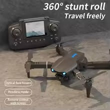 E99 Drone with Camera, Folding Remote Control, WiFi FPV & App Control, Storage Bag, 2 Batteries | طائرة بدون طيار E99 بكاميرا، تحكم عن بعد قابلة للطي، واي فاي FPV والتحكم عبر التطبيق، حقيبة تخزين، بطاريتان